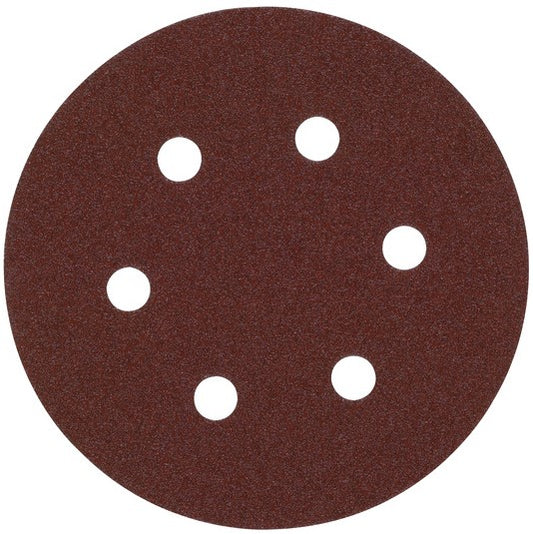 Milwaukee Schleifpapier für Exzenterschleifer Ø 150 mm - 6 Löcher 150 mm H und L GR 60 - 5 Stück - 4932371591