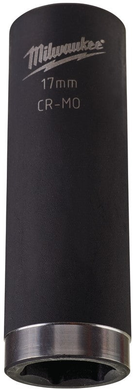 Milwaukee 1/2? SHOCKWAVE™ IMPACT DUTY impact doppen - lang 17 mm ½"" effect socket - 4932352854