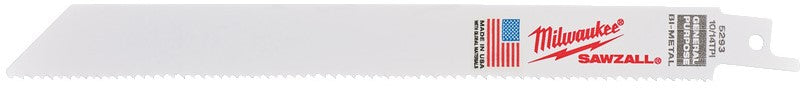 Milwaukee Universal reciprocating saw blades for wood / metal / plastic 200 x 10/14 Tpi - 5 pieces - 48005293