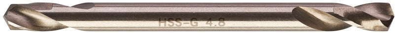 Milwaukee Metaalboren HSS-Ground - Tweezijdig borend 4.80 x 62-10 stuks - 4932352231