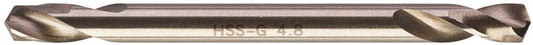 Milwaukee Metallbohrer HSS-geschliffen - Beidseitiges Bohren 4,80 x 62 - 10 Stück - 4932352231