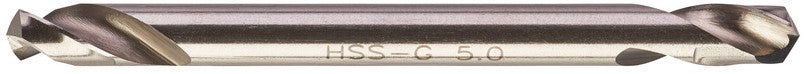 Milwaukee Metallbohrer HSS-geschliffen - beidseitiges Bohren 5,00 x 62 - 10 Stück - 4932352232
