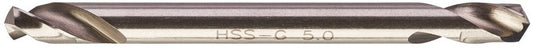 Milwaukee Metallbohrer HSS-geschliffen - beidseitiges Bohren 5,00 x 62 - 10 Stück - 4932352232