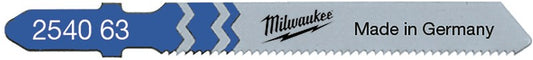 Milwaukee Traditional Jigsaw Blades 55 x 1.2mm T 118 A - Pack of 5 - 4932254063