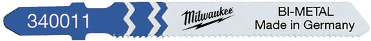 Milwaukee Traditional jigsaw blades 55 x 1.2 mm T 118 AF - 5 pieces - 4932340011