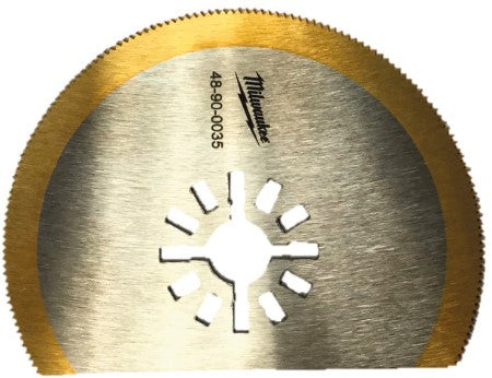Milwaukee Multitool-Sägeblätter 80 mm, Titan, bündig segmentiert – 1 Stück – 48900035