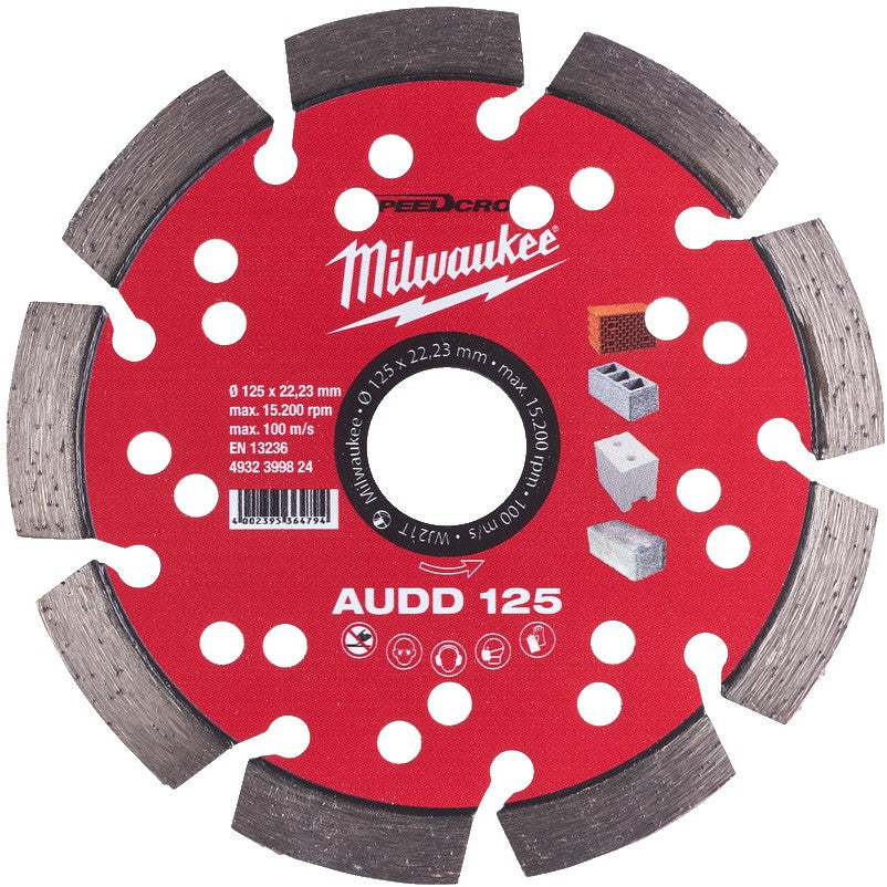 Milwaukee Speedcross AUDD AUDD 125mm - 1 pc - 4932399824