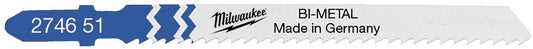 Milwaukee Traditional Stichsägeblätter Bi 75 x 2,5 mm T101A sp. - 5 Stück - 4932274651