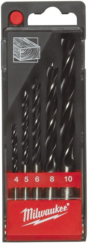 Milwaukee Wood Drill Bits / DIN 7487 E / Sets BP Set - 5 pieces - 4932352465