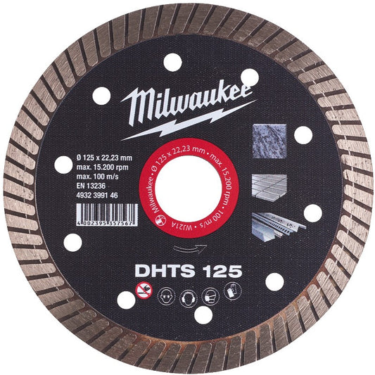 Milwaukee Diamantdoorslijpschijven DHTS DHTs 125 mm - 1 st - 4932399146