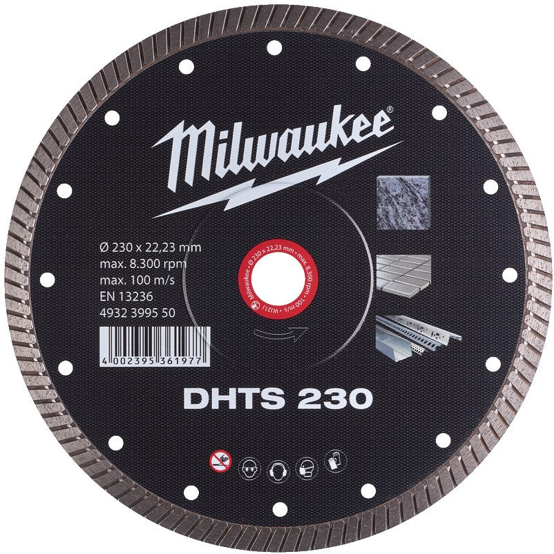 Milwaukee Diamantdoorslijpschijven DHTS DHTs 230 mm - 1 st - 4932399550