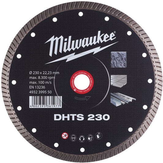 Milwaukee Diamantdoorslijpschijven DHTS DHTs 230 mm - 1 st - 4932399550