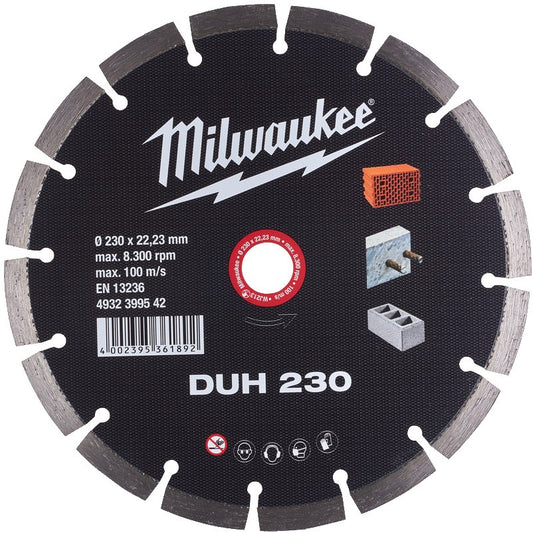Milwaukee Diamantdoorslijpschijven DUH DUH 230 mm - 1 st - 4932399542