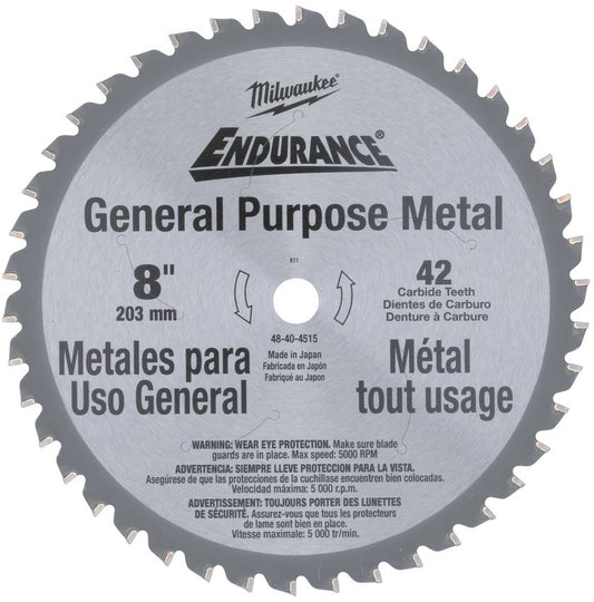 Milwaukee Cirkelzaagbladen voor metaal F 203 x 15,87 x 42-1 st - 48404515