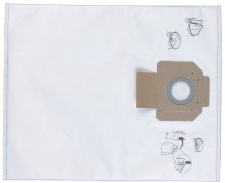 Milwaukee Filterzakken Fleece, 30 l - 5 stuks - 4932352307