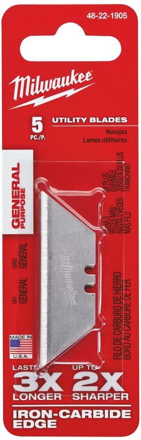 Milwaukee Mesjes voor universele schuifmessen GP nut messen - 5 stuks - 48221905