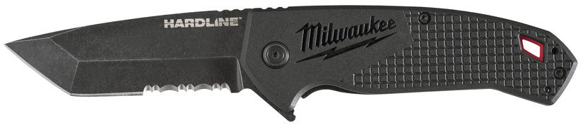 Milwaukee HARDLINE™ Klappmesser Hardline Taschenmesser mit Wellenschliff - 1 Stück - 48221998
