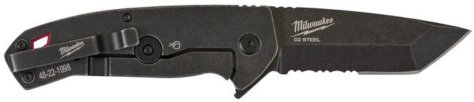 Milwaukee HARDLINE™ Klappmesser Hardline Taschenmesser mit Wellenschliff - 1 Stück - 48221998