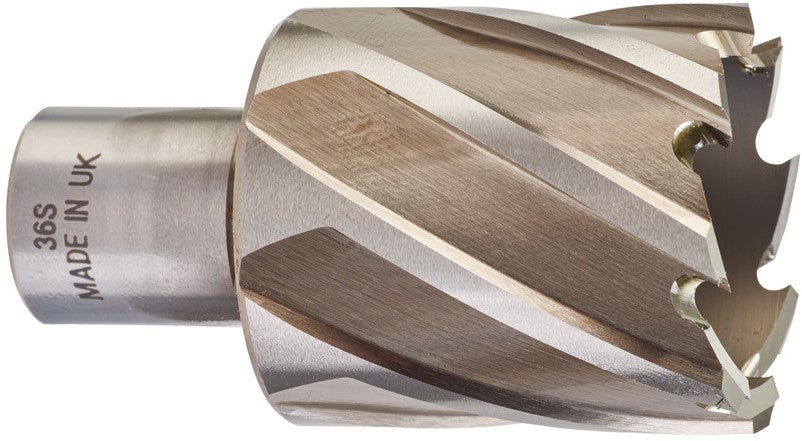 Milwaukee Helical HSS Milling Crowns HSSAC 36 x 30 - 1 pc - 4932371745