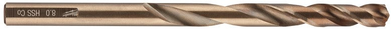 Milwaukee Metaalboren HSS-Ground Cobalt - DIN 338 HSSGC 8,0 x 117 - 1 st - 4932363274