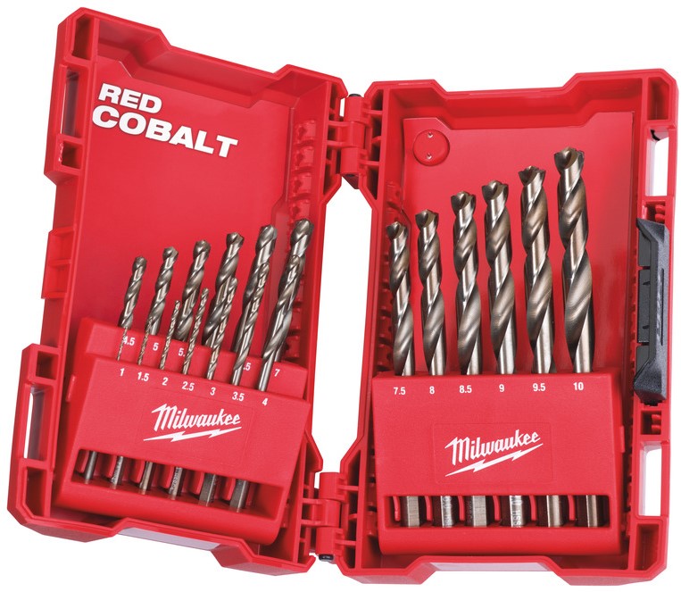 Milwaukee Metaalboren HSS-Ground Cobalt - DIN 338 - Cassettes HSSGC Set - 19 stuks - 4932352470