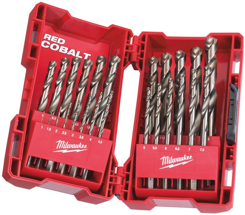 Milwaukee Metaalboren HSS-Ground Cobalt - DIN 338 - Cassettes HSSGC Set - 25 stuks - 4932352471