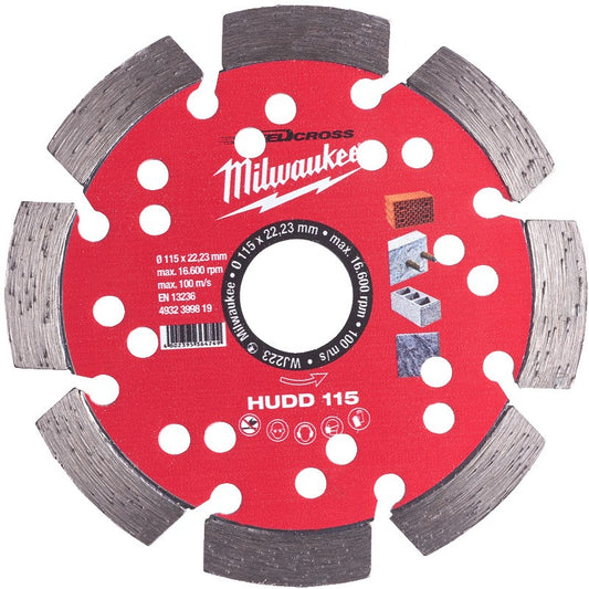 Milwaukee Speedcross HUDD Hudd 115 mm - 1 st - 4932399819