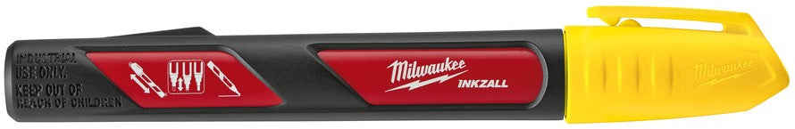 Milwaukee INKZALL™ paint markers. Liquid Paint Marker - Yellow - 48223721