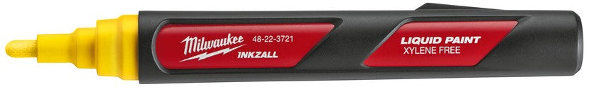 Milwaukee INKZALL™ paint markers. Liquid Paint Marker - Yellow - 48223721