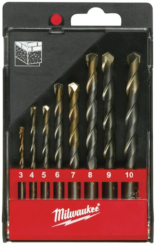 Milwaukee Betonboren - ronde schacht / DIN 8039 / Sets MARS Set - 8 stuks - 4932352334