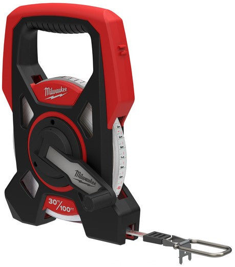 Milwaukee Lange metalen meetband Open Reel - 30m / 100ft - 48225203