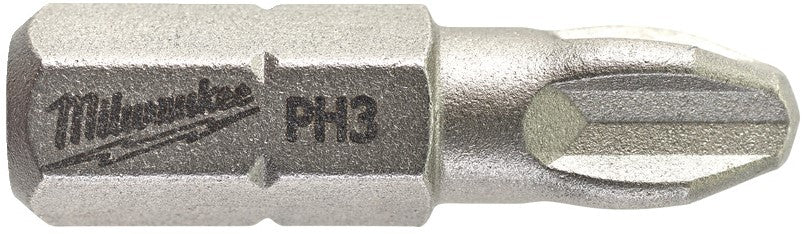 Milwaukee Schraubendreher-Bits PH3 x 25 mm - 25 Stück - 4932399588