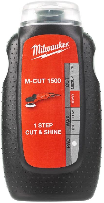 Milwaukee Accessoires polijstmachines met klittenbandhechting ø 125 mm Poetsmiddel M-Cut 1500 (250 ml) - 4932430475