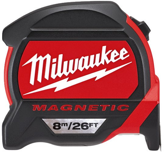 Milwaukee Premium magnetische 8m / 26ft meetlint - 48227225
