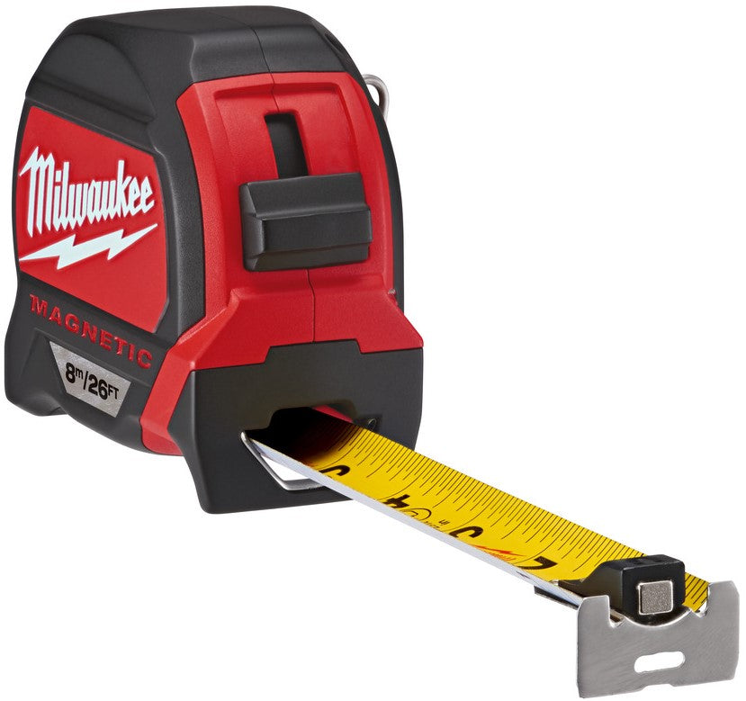 Milwaukee Premium magnetische 8m / 26ft meetlint - 48227225