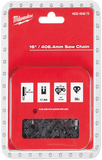 Milwaukee 40 cm kettingzaag Saw Chain 3/8