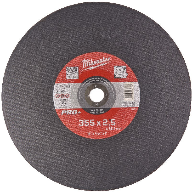 Milwaukee Hacksaw blade for miter saws PRO+ SC 41/355 x 2.5 x 25 mm - 10 pieces - 4932451505