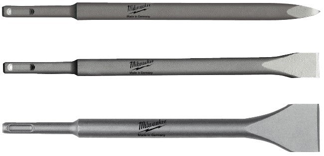 Milwaukee Set SDS-plus beitels SDS-Plus 3 pct beitel set - 4932430001