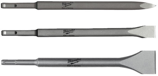Milwaukee Set SDS-plus chisels SDS-Plus 3 pc chisel set - 4932430001
