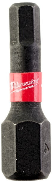 Milwaukee Shockwave Impact Duty™ screwdriver bits Shockwave Hex 4 mm x 25 mm - 2 pieces - 4932430895