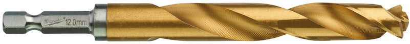 Milwaukee Metal Drill Bit Shockwave HSS-G Tin Red Hex Shockwave HSS-G TiN Red Hex 12 mm - 1 pc - 48894727