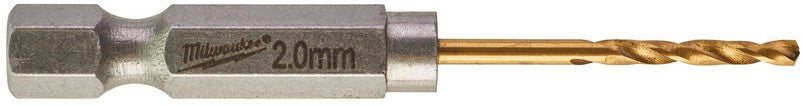 Milwaukee Metal Drill Bit Shockwave HSS-G Tin Red Hex Shockwave HSS-G TiN Red Hex 2 mm - 2 pieces - 48894703