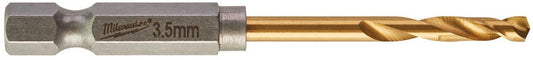 Milwaukee Metallbohrer Shockwave HSS-G Tin Red Hex Shockwave HSS-G TiN Red Hex 3,5 mm – 2 Stück – 48894707