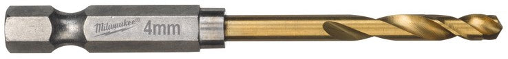 Milwaukee Metallbohrer Shockwave HSS-G Tin Red Hex Shockwave HSS-G TiN Red Hex 4 mm – 2 Stück – 48894708