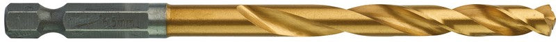Milwaukee Metallbohrer Shockwave HSS-G Tin Red Hex Shockwave HSS-G TiN Red Hex 6,5mm - 1pc - 48894715