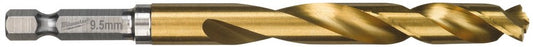 Milwaukee Metallbohrer Shockwave HSS-G Tin Red Hex Shockwave HSS-G TiN Red Hex 9,5 mm – 1 Stück – 48894722