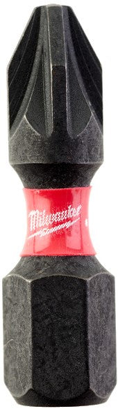 Milwaukee Shockwave Impact Duty™ screwdriver bits Shockwave PZ2 x 25 mm - 2 pieces - 4932430863
