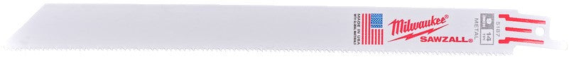 Milwaukee THIN KERF reciprozaagbladen voor metaal SM 230 x 14 Tpi - 5 stuks - 48005187