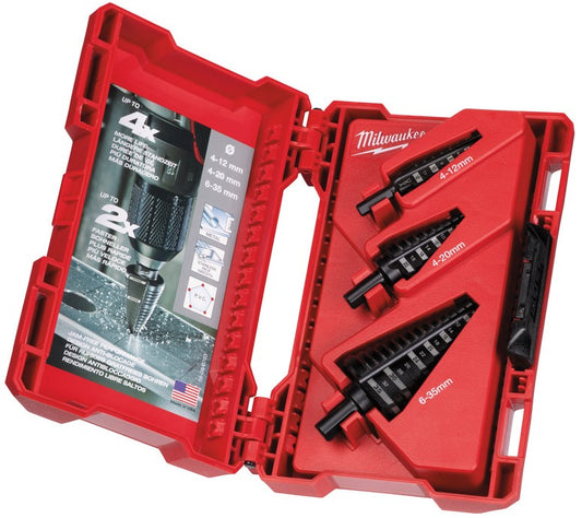 Milwaukee Stufenbohrer-Satz (3-teilig) - 48899399