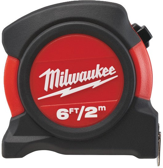 Milwaukee Maßband – 2 m/6' Maßband NICHT magnetisch Metrisch/Imperial 2 m/6 Fuß – 48225502
